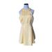 Disney Dresses | Disney's Beauty And The Beast Womens Brocade Ruffle Halter Dress Size Xl Yellow | Color: Yellow | Size: Xljuk