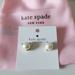 Kate Spade Jewelry | New Kate Spade Pearl Stud Earrings, Nwt | Color: Cream/Gold | Size: Os