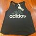 Adidas Tops | New With Tags- Adidas Workout Tank Top | Color: Black/White | Size: M