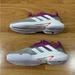 Adidas Shoes | Adidas Court Jam Control Purple Gray Tennis Shoes Women’s Size 8 | Color: Gray/Purple | Size: 8