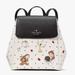 Kate Spade Bags | Kate Spade New York X Disney Beauty And The Beast Flap Backpack | Color: Black/White | Size: Os