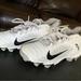 Nike Shoes | Nike Alpha Force Flex 3 Menace Football Cleats Size 3.5 Youth | Color: White | Size: 3.5bb