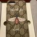 Gucci Accessories | Nib Gucci Blind For Love Iphone 7 Gg Monogram Bumble Bee Cover | Color: Brown/Tan | Size: Os