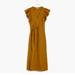 Madewell Dresses | New With Tags Madewell Wrap Dress In Size Medium | Color: Brown/Yellow | Size: M