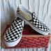 Vans Shoes | Nib Vans Asher Black & White Checkerboard Sneakers Vn000vosapk - Size 8 | Color: Black/White | Size: 8