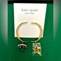 Kate Spade Jewelry | Asymmetric Star Moon With Diamond Earrings | Color: Gold/White | Size: Os