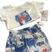 Nike Shirts & Tops | Nike 2 Piece Set | Color: Blue/White | Size: 18mb