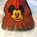 Disney Accessories | Disney Parks Sunburst Mickey Mouse Unisex Baseball Cap Adjustable Closet | Color: Black/Orange | Size: Os