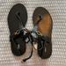 Zara Shoes | Never Been Worn Us Size 8 Zara Leather Sandals | Color: Black | Size: 8