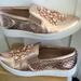 Michael Kors Shoes | Michael Kors Keaton Rose Gold With Bling Size 6 | Color: Gold | Size: 6