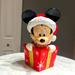 Disney Holiday | New- Disney's Mickey Mouse In Present Christmas Tree Topper By Kurt Adler | Color: Black/Red | Size: Os