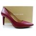 Michael Kors Shoes | Michael Kors Dorothy Flex Pointy Toe Pumps Heels Leather Mulberry Red Size 7 | Color: Red | Size: 7