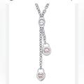 Michael Kors Jewelry | Michael Kors Sterling Silver Mother Of Pearl Padlock Necklace | Color: Silver | Size: Os