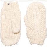 The North Face Accessories | New The North Face Women’s Cable Minna Mittens | Color: White | Size: Xs/S