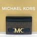 Michael Kors Bags | Michael Kors Reed Card Holder Case Wallet | Color: Black/Brown | Size: Os