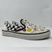 Vans Shoes | Men's Vans X Flour Shop White Classic Slip-On Size Mens 5/Women’s 6.5 | Color: Black/White | Size: 6.5