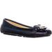 Michael Kors Shoes | Michael Kors Fulton Faux Leather Moccasin | Color: Black/Silver | Size: 6