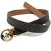 Michael Kors Accessories | Michael Michael Kors Chocolate Twist Reversible Belt 551342c, Women's Sz. Medium | Color: Brown/Gold | Size: Medium