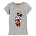 Disney Shirts & Tops | New! Disney Minnie Mouse Girl's Short Sleeve Graphic T-Shirt | Color: Gray | Size: Various