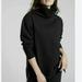 Athleta Sweaters | Athleta Women's 24/7 Funnel Neck Black Fleece Lined Sweatshirt Size Small | Color: Black | Size: S