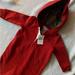 Polo By Ralph Lauren One Pieces | New Ralph Lauren Polo Hoodie Onesie 6/12 Months | Color: Red | Size: 6-9mb