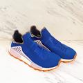 Adidas Shoes | Adidas Hu Pharrell Williams Men's Sneakers Size 8 | Color: Blue/Orange | Size: 8