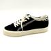 Madewell Shoes | Madewell Womens Flat Heel Lace Up Sneaker Black W/White Accents Sz 8.5 M New | Color: Black | Size: 8.5