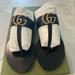 Gucci Shoes | Nib Gucci Marmont Thong Sandals Eu 36 | Color: Black | Size: Eu 36