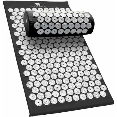 Bed of Nails BON Set - Black Mat+Pillow Image