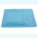 Tucker Murphy Pet™ Dog Mat Cooling Summer Pad Mat Pet Dog Cat Blanket, Medium Polyester in Blue | 23.6 W x 19.6 D in | Wayfair