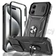 Slide Camera Case pour iPhone Fast Duty Rotate Supports Coques Robuste Intégré 360 15 Pro