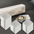 Boîte de rangement pour pièces de monnaie porte-capsule joints réglables étui de collection de