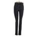 Rag & Bone/JEAN Jeggings - High Rise: Black Bottoms - Women's Size 27 - Dark Wash