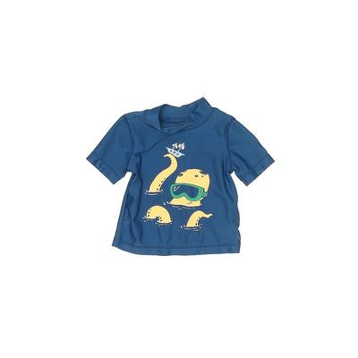 Carter's Rash Guard: Blue Sporting & Activewear - Size 6 Month