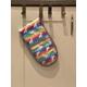 DOUBLE OVEN GLOVE Kitchen Oven Mitt Pot Holder Rainbow Unicorn Decorative handmade oven glove offering medium heat protection medium size