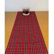 From 70 to 300 cm Long Red Royal Stewart Cotton Small CheckTartan Runner Placemat Table Napkins Burns Night plaid