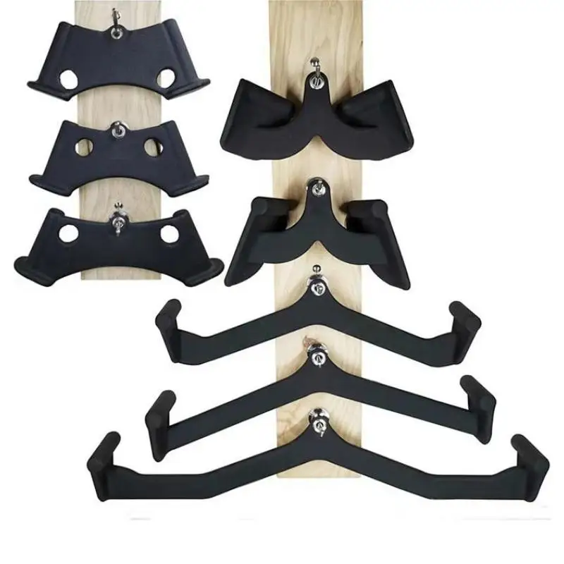 LAT Pull Down Griff Fitness Zubehör Griff Rudern T-bar V-bar Riemenscheibe Kabel Maschine Aufsätze für Back Bizeps Trizeps Training Image