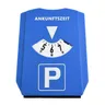 24 misuratori di parcheggio a disco di parcheggio parcheggio in plastica blu Display orario di