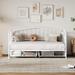 Modern Twin Size Stylish Metal Daybed with 2 Drawers