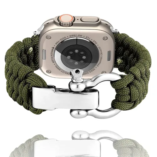 Retter Überlebens seil Armband für Apple Watch Ultra Band 49mm 42mm 44mm 45mm Outdoor Nylon Armband