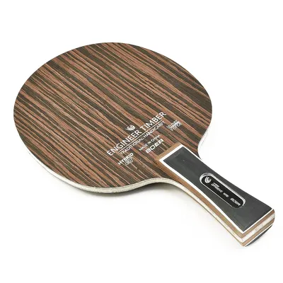 1pc Tischtennis klinge Ebenholz Dalbergia Pingpong Schläger Bodenplatte 5-lagige 6,2mm Tischtennis Paddle Board Schläger Schläger lange Griffe Image