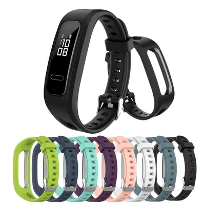 Für Huawei Band 3e & 4e Armband für Ehren band 4 Lauf version Smart Armbänder Uhr Zubehör weiches Silikon Armband