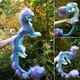 50cm Drachen Plüsch puppe Blue Dragon Kinder Spielzeug puppe für Kinder Geburtstags geschenke