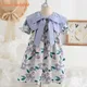 Bär Führer Korea Kinder Baby Mädchen Kleider Bogen Teen Sommerkleid Midi Kleider Kinder Kleidung