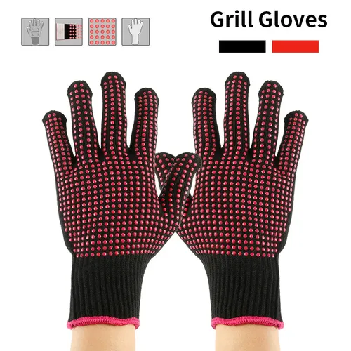 Grill handschuhe hitze beständige Grill handschuhe Küchen mikrowellen handschuhe hitze beständige
