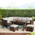 Better Homes & Gardens Brookbury 5-Piece Wicker Sectional Dining Set - Beige