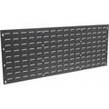 Quantum Storage 48 Wide x 19 High Gray Louvered Bin Panel Use with Quantum Storage Systems - ALL QUS Bins