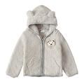 TMOYZQ Toddler Girls Boys Cute Fleece Jacket Bear Ear Hoodie Sweater Zip Up Warm Snowsuit Cute Teddy Coat Infant Baby Fall Winter Outerwear Baby Clothes Size 6 Months-3T