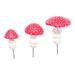 iOPQO Desktop Ornament Dark Accessories Micro Glow Statue In The Mushroom Mushroom Decor For Garden Landscape Garden Desktop Ornament Micro Landscape Ornament Ornament Red