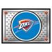 Oklahoma City Thunder 27" x 19" Framed Mirrored Wall Sign